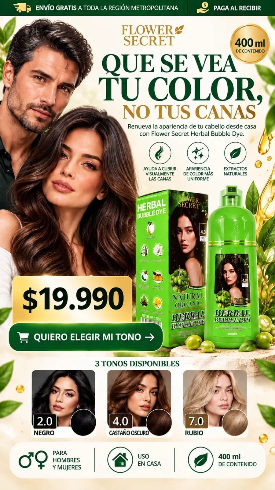 Sérum Capilar Natural Anti-frizz